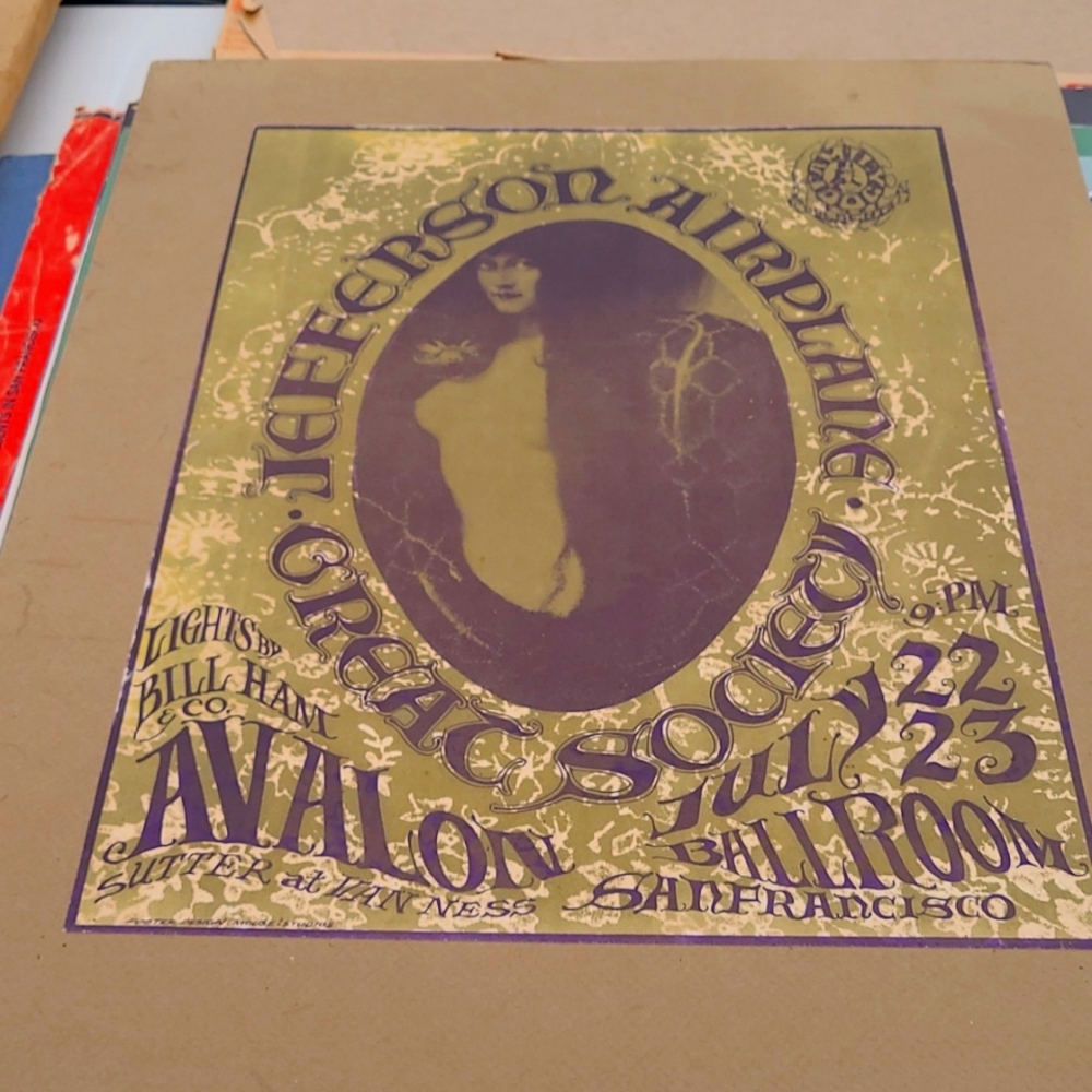 Jefferson airplane Family Dog poster rock memorabilia